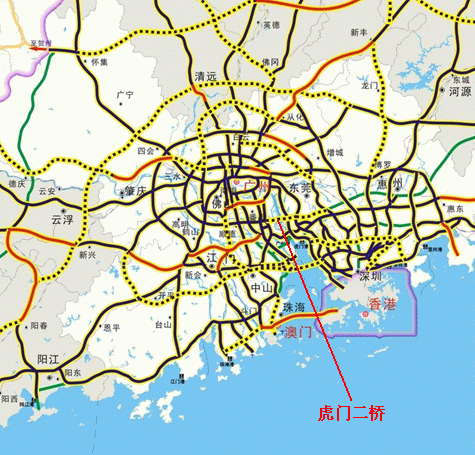 标题:广州东莞之间新建一条高速路